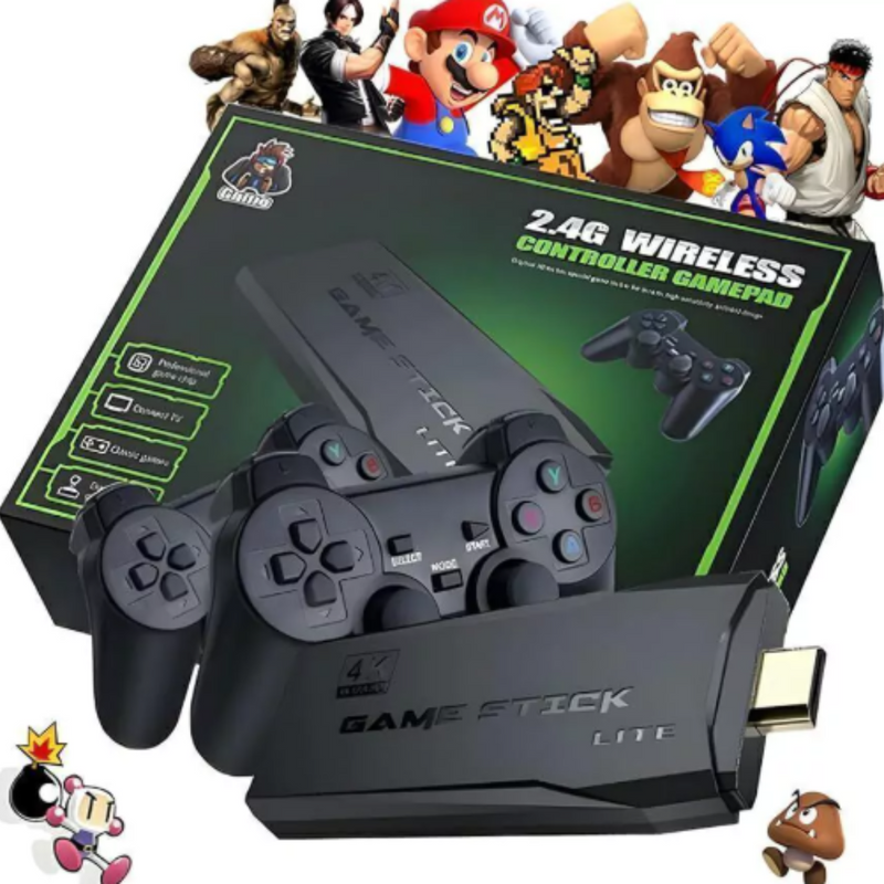 VIDEO GAME STICK RETRO COMPLETO